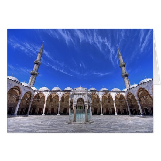 Blue Mosque, Istanbul, Turkey Cards (Front Horizontal)