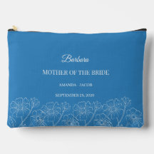 Blue Mother of the Bride with Names and Date 
