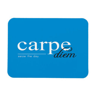 Blue Motivational Inspirational Quote Magnet