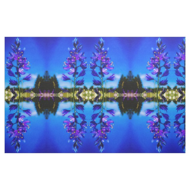 Blue Mountain Camas Tapestry Fabric (Fat Quarter)