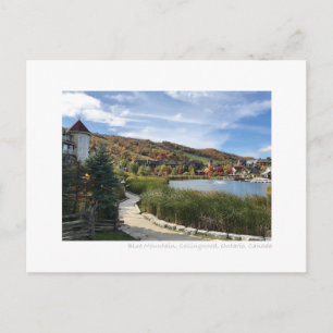 Blue Mountain Collingwood Ontario Canada Photo Postcard