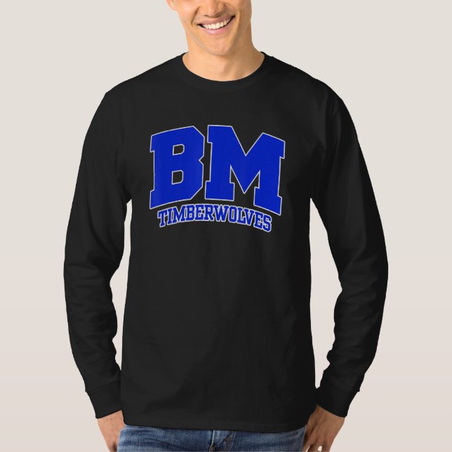Blue Mountain Community College Timberwolves 01 T-Shirt (Front)