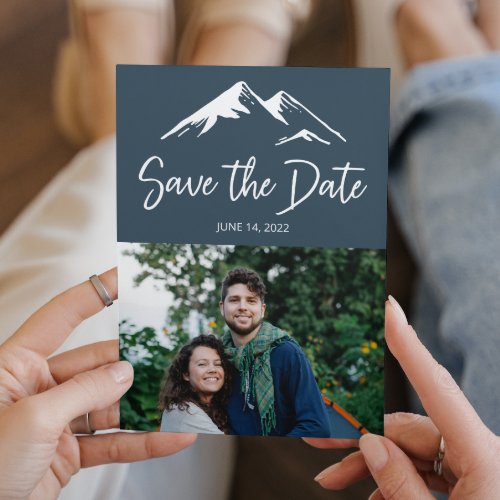 Blue Mountain Destination Wedding Photo Save The Date