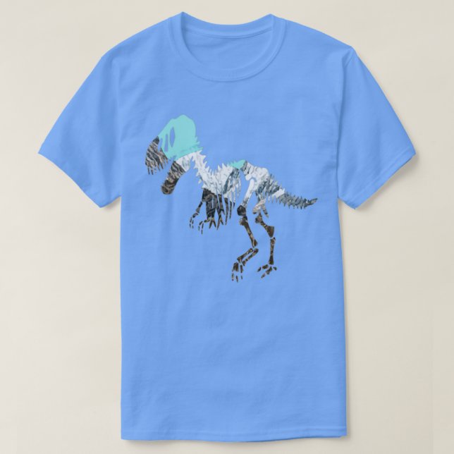 Blue Mountain Dinosaur Fossil T-Shirt (Design Front)