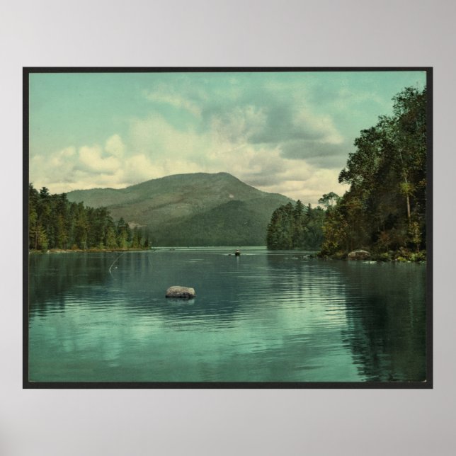 Blue Mountain from Eagle Lake, Adirondack Scene Poster (Front)