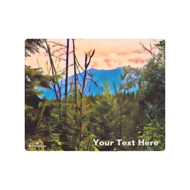 Blue Mountain Idaho Metal Print (Front)