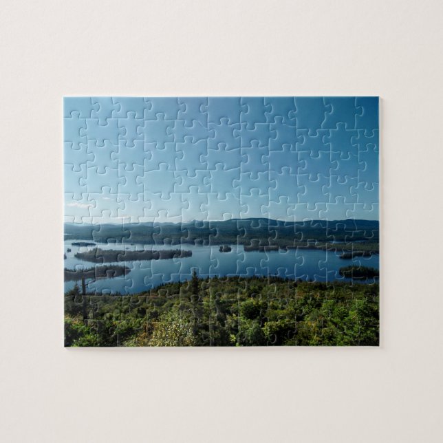 Blue Mountain Lake Puzzle (Horizontal)
