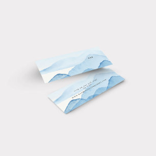 Blue Mountain Range Wedding Website Card