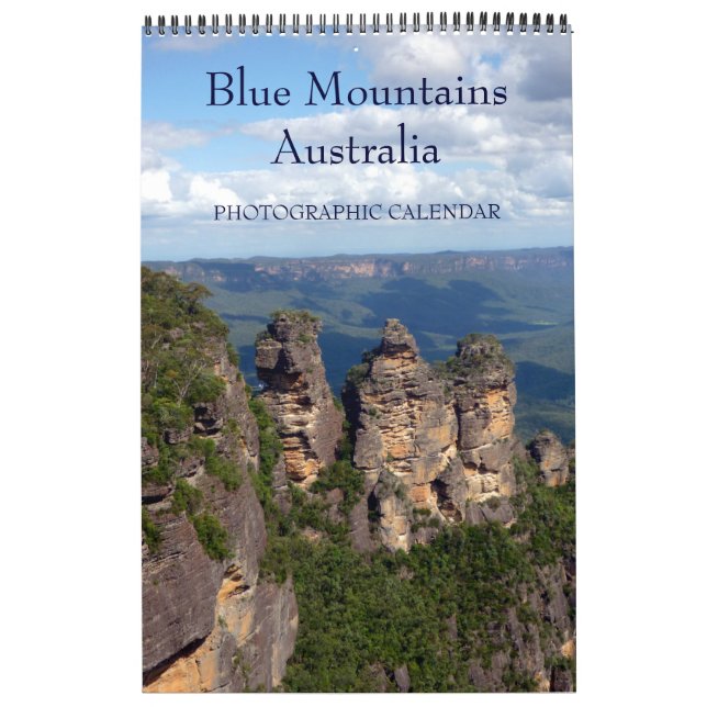 blue mountains australia calendar (Cover)
