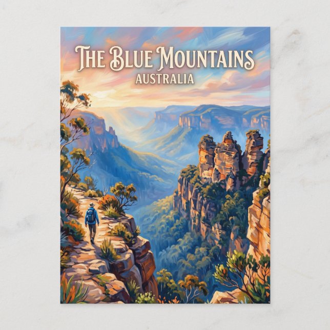 Blue Mountains Australia Postcard (Front)