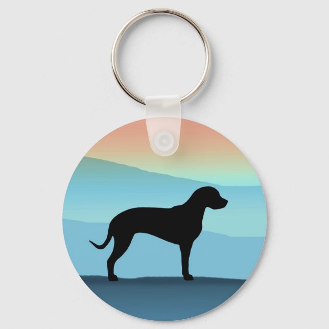 Blue Mountains Catahoula Keychain (Front)