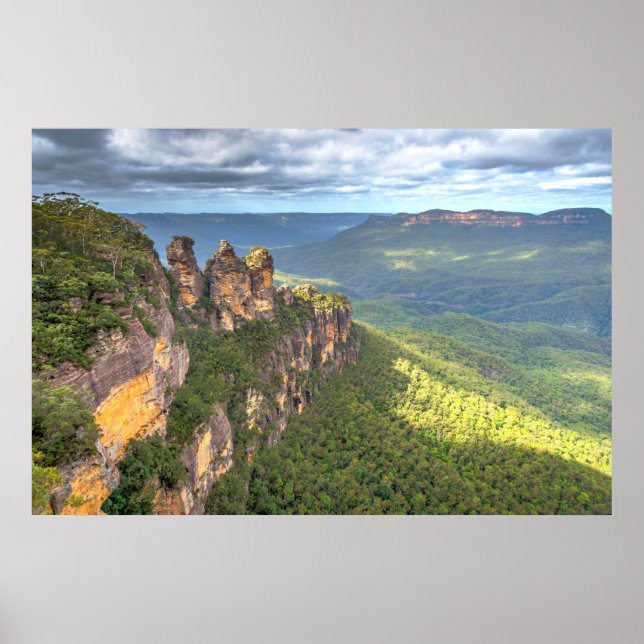 Blue mountains national park, Australia Poster (Front)