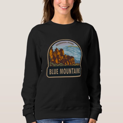 Blue Mountains National Park Australia Vintage  Sweatshirt