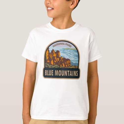 Blue Mountains National Park Australia Vintage  T_Shirt