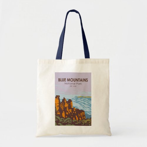 Blue Mountains National Park Australia Vintage Tote Bag