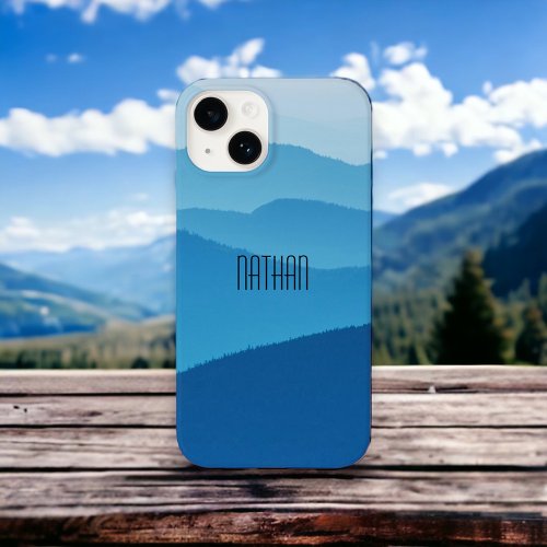 Blue Mountains Personalized  iPhone 13 Case