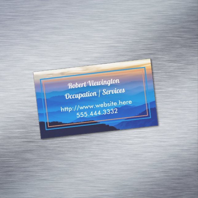 Blue Mountains Professional Services  Business Card Magnet (In Situ)