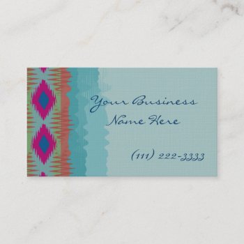 Blue Mountains/ Southwestern Business Card by weddinghut at Zazzle