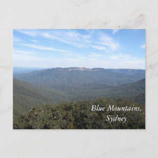 Blue mountains, Sydney Postcard