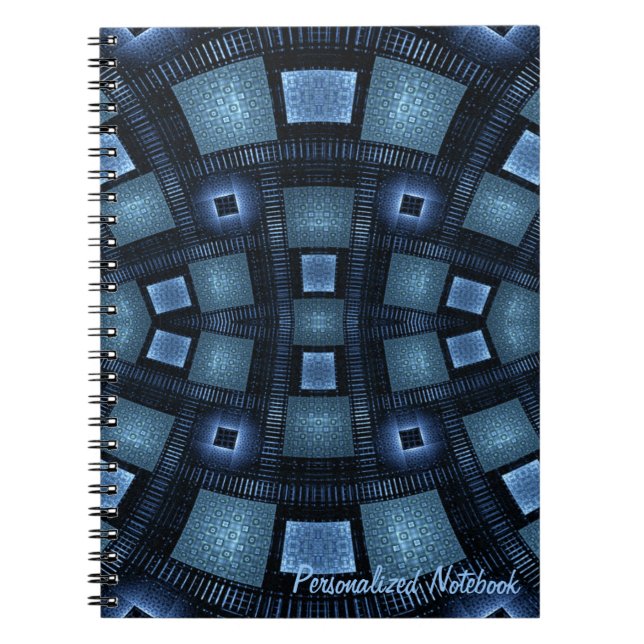 Blue Moves Personalized Notebook (Front)