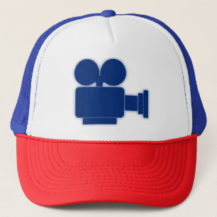 BLUE MOVIE CAMERA Trucker Hat