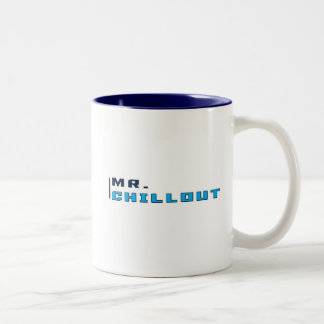 Blue Mr. Chillout Logo Mug