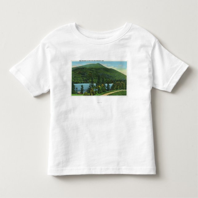 Blue Mt Lake View of the Mountain Toddler T-shirt (Front)