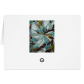 Blue Murano Detail Study Cards (Back Horizontal)