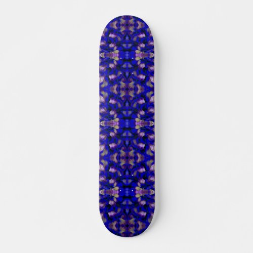 Blue mushroom skateboard