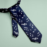 Blue Music Notes Pattern Tie<br><div class="desc">Beautiful musical symbols seamless pattern design makes a perfect gifts for musicians,  music teachers,  band directors,  and music lovers.</div>