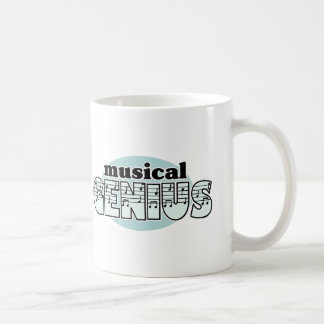 Blue Musical Genius Coffee Mug