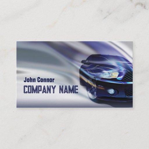 Customizable Stylish automotive business card
