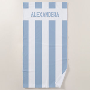 Blue Name Beach Bachelorette Bridesmaid  Towel