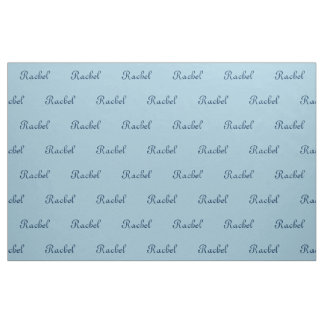 Blue Name Fabric
