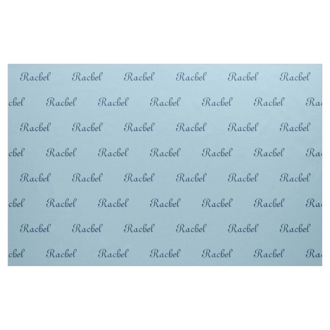 Blue Name Fabric (Fat Quarter)