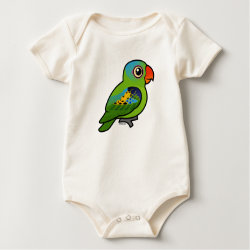 Birdorable Blue-naped Parrot Infant Organic Creeper