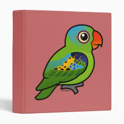 Birdorable Blue-naped Parrot Avery Signature Binder 8.5x11