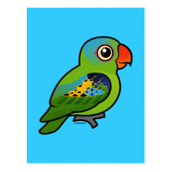 Birdorable Blue-naped Parrot Postcard