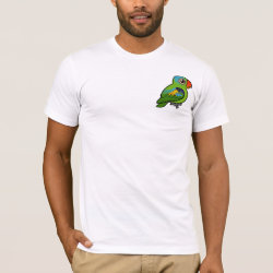 Birdorable Blue-naped Parrot Men's Basic American Apparel T-Shirt