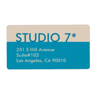 Blue - Natural Series Label