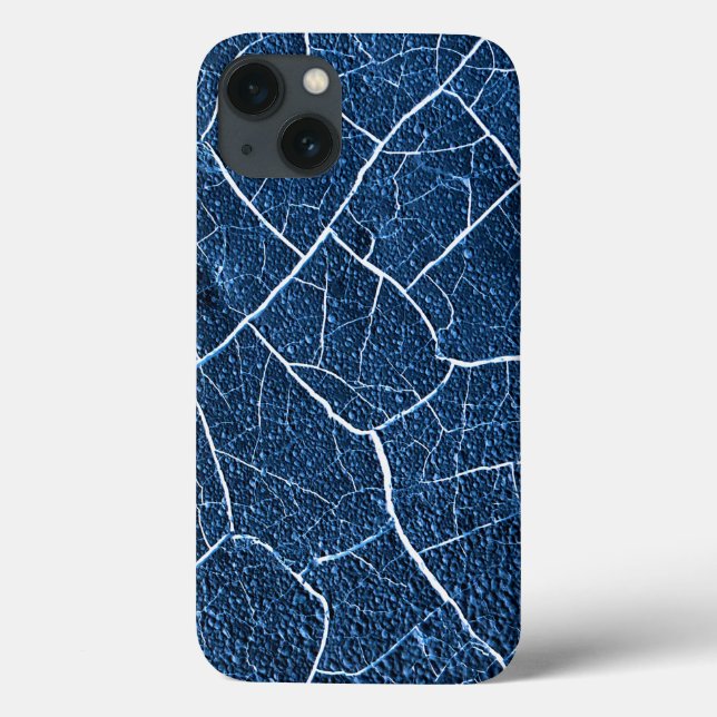 Blue Nature Abstract Pattern Case-Mate iPhone Case (Back)
