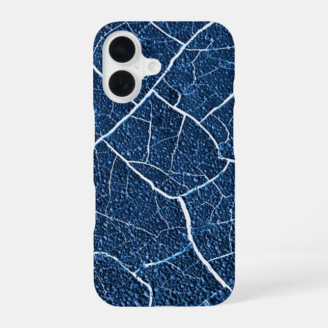 Blue Nature Abstract Pattern Iphone Case (Back)