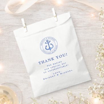 Blue Nautical Anchor | Wedding Thank You
