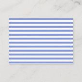 Blue Nautical Anchor | Wedding Website Information Enclosure Card (Back)