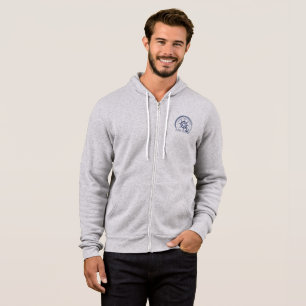 Blue Nautical Anchor yacht club boat marina name Hoodie