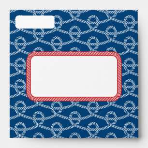 Blue - Nautical Fisherman's Rope Envelope