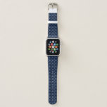 Blue Nautical Pattern Apple Watch Band at Zazzle