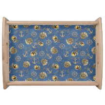 blue nautical pattern