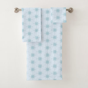 Blue Nautical Sailing Compass Bath Towel Set
