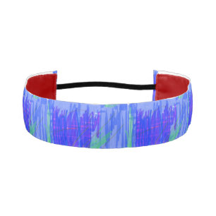 Blue Nautical Theme Athletic Headband